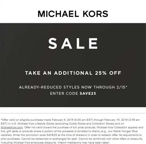 michael kors promo code november 2017|Michael Kors extra discount code.